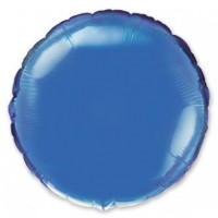 Шар фольгированный  c гелием Круг МЕТАЛЛИК BLUE,18", , 320 р., Шар фольгированный  c гелием Круг МЕТАЛЛИК BLUE,18", , Фольгированные шары